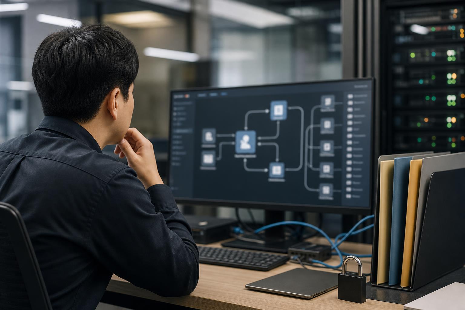 AI 에이전트 데이터 유출 방지 보안 검토 장면