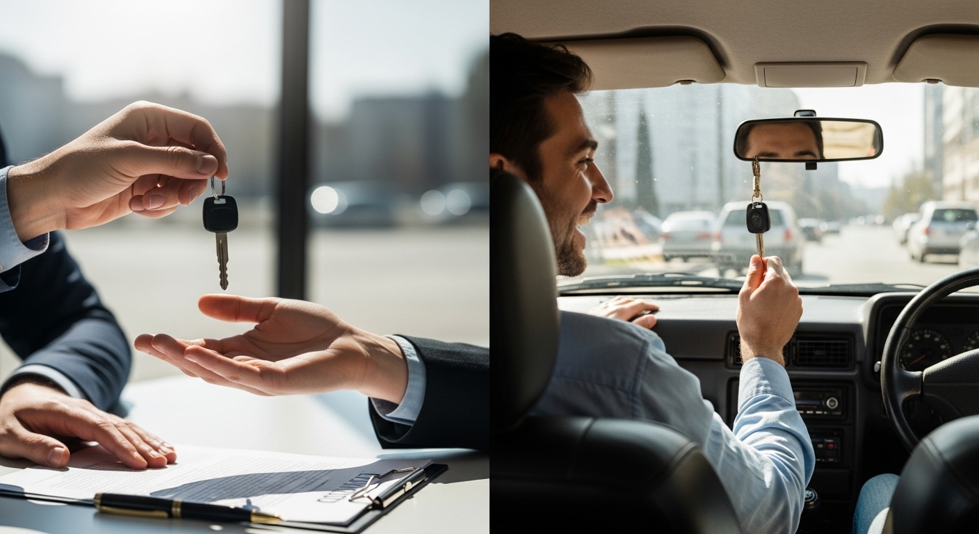 조기폐차와 DPF 장착 지원금의 핵심 차이점을 한눈에 보여주는 분할 이미지