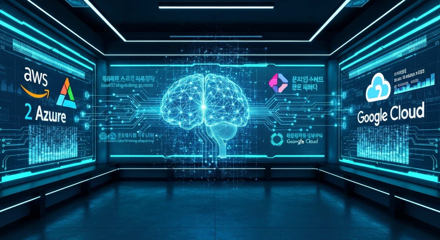 AI 기술과 클라우드 컴퓨팅이 융합된 미래 지향적 모습