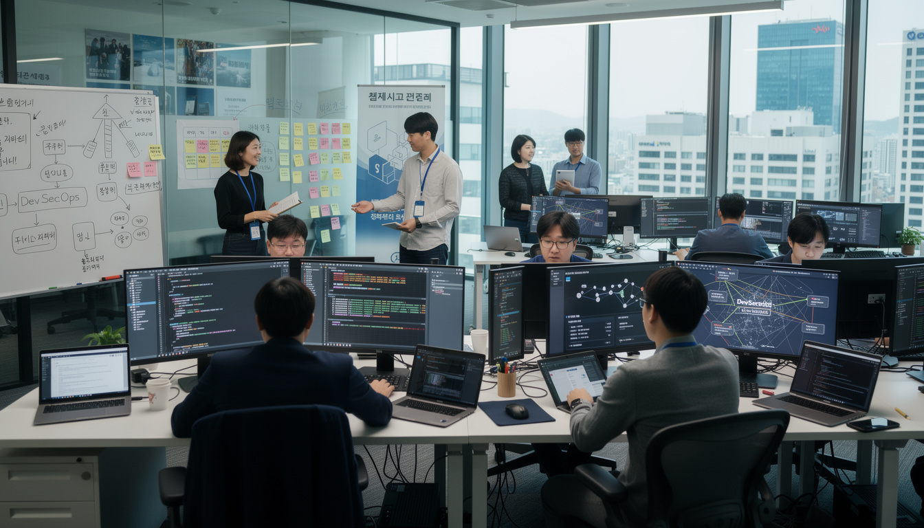 한국 소프트웨어 개발 환경에서 DevSecOps 문화가 정착된 모습