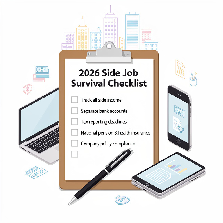 2026년 직장인 투잡 생존 체크리스트 이미지