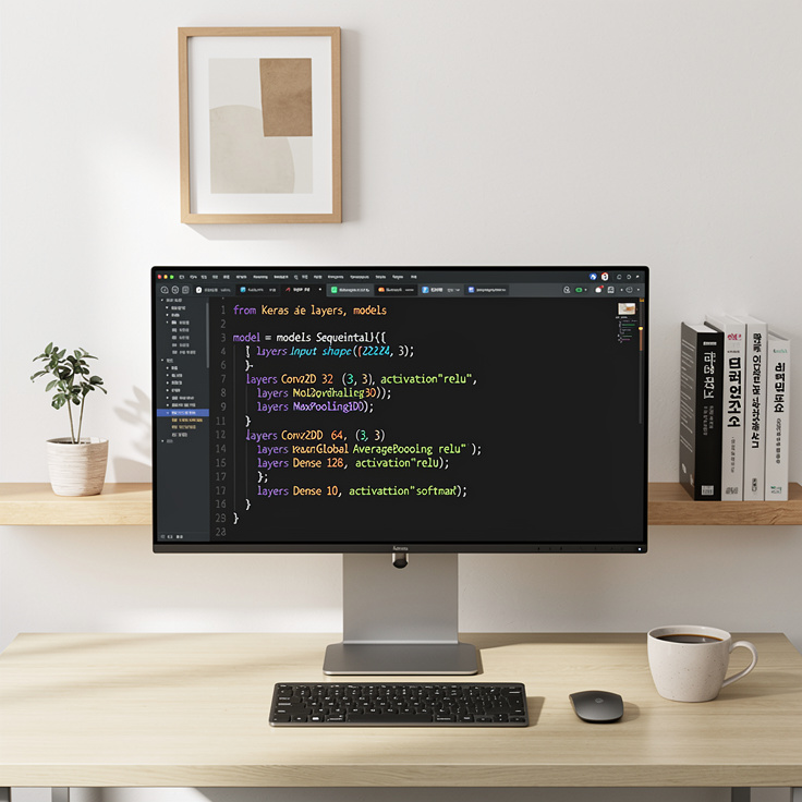 Keras 3.0을 사용한 딥러닝 기초 코딩 환경과 직관적인 모델 구성 이미지