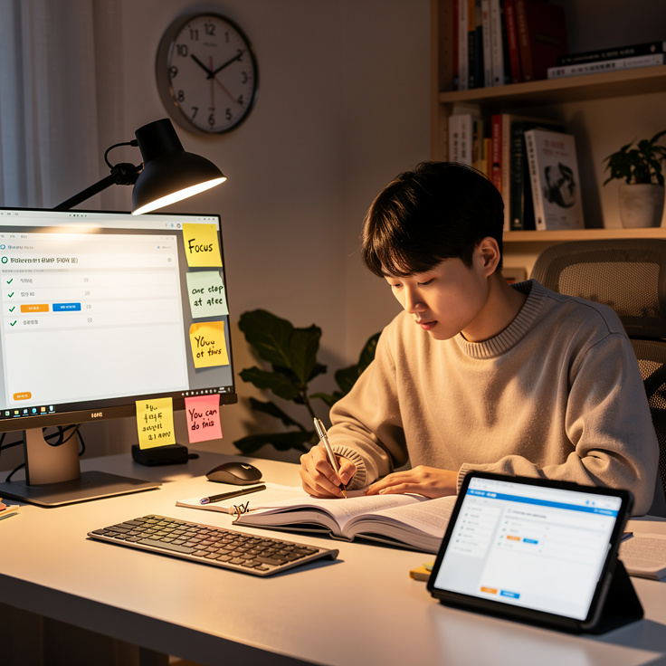 2026년 합격을 위한 올바른 학습 환경과 PMP 사용 모습