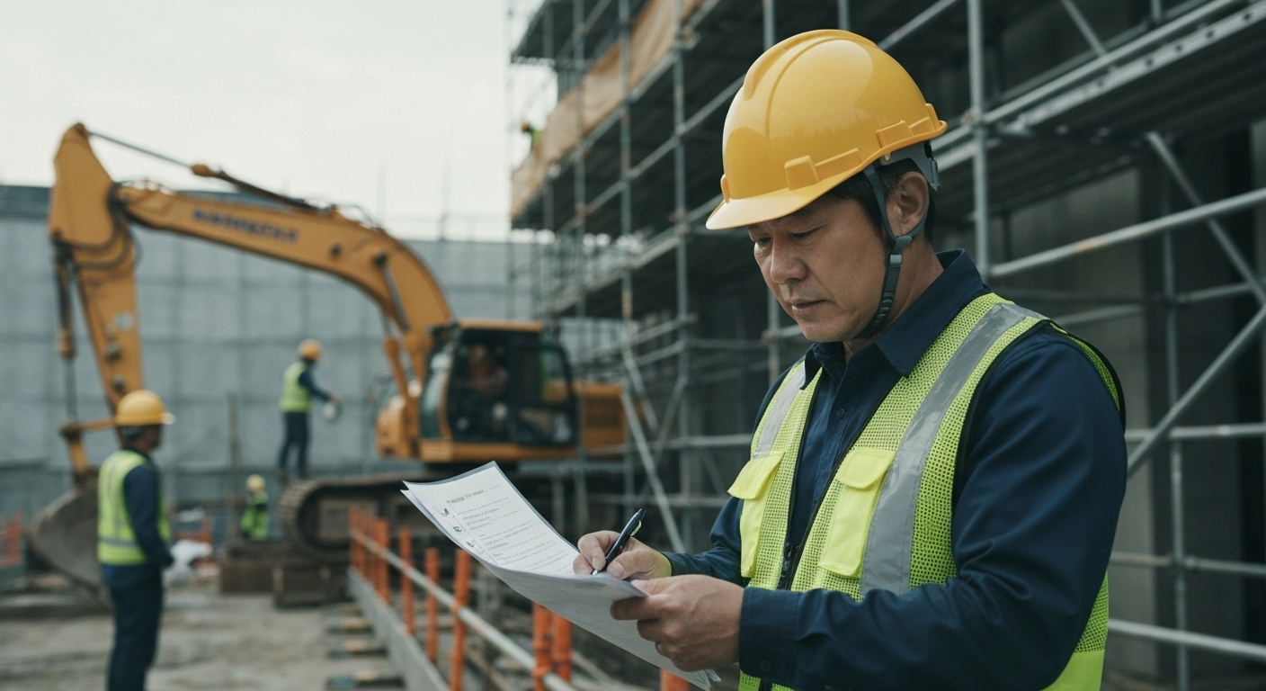 퇴직 후 건설안전기사 자격증으로 안전을 관리하는 한국 안전 전문가