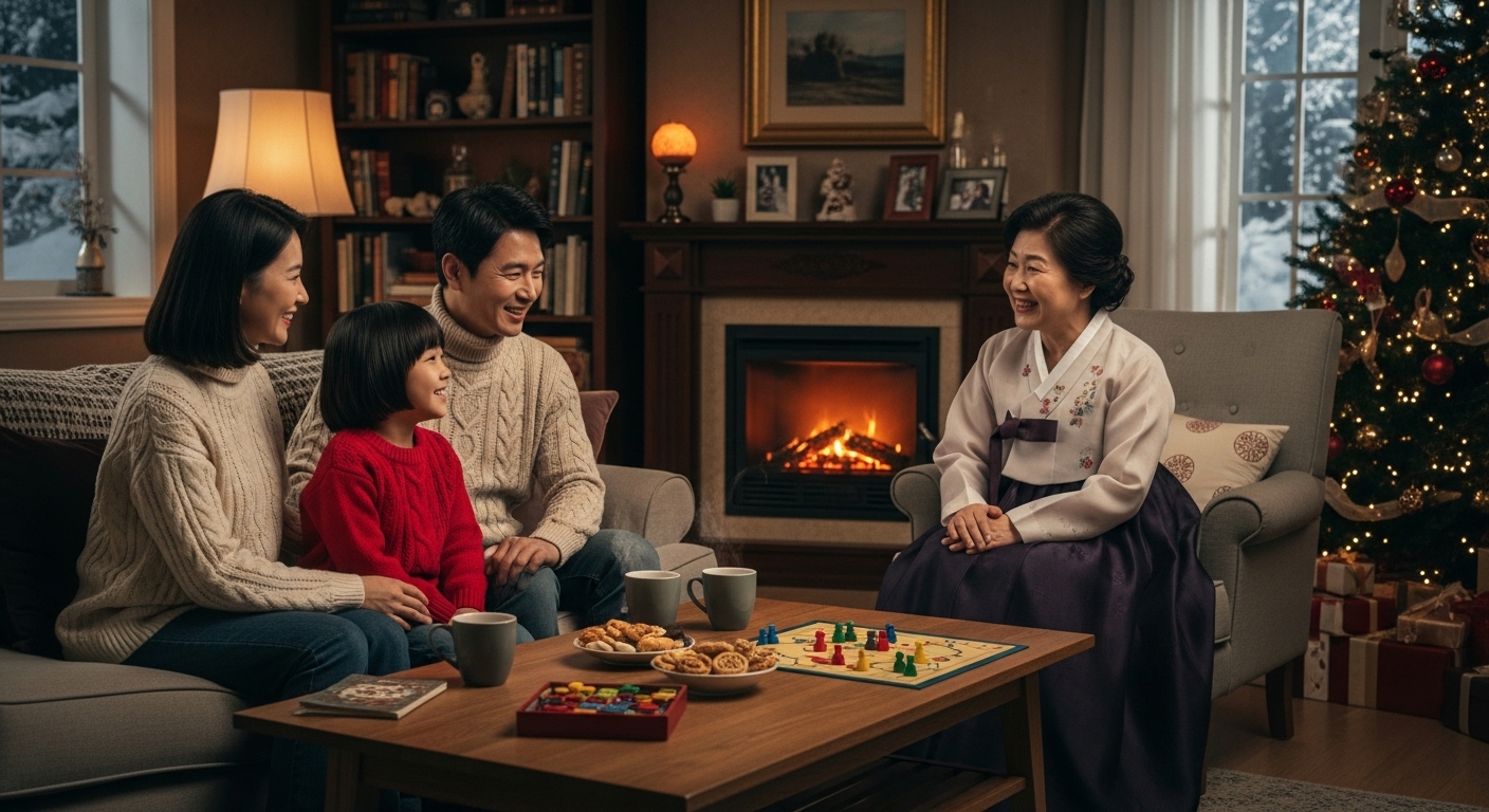 난방비 지원 덕분에 따뜻한 겨울을 보내는 행복한 가족의 모습