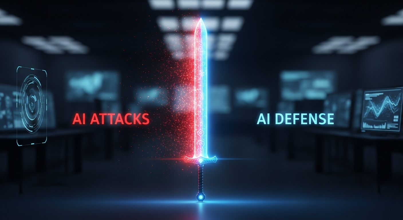 공격과 방어의 양면성을 상징하는 생성형 AI 보안의 미래