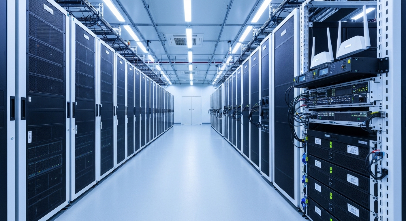 한국 스마트팩토리용 클라우드 컴퓨팅 인프라가 구축된 데이터 센터