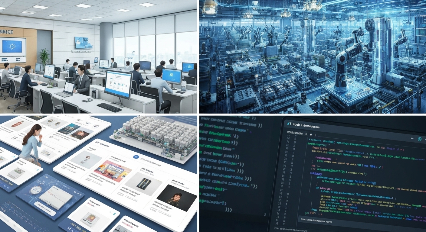금융, 제조, 유통, IT 산업에서 LLM 기술을 적용하는 한국 산업군의 비즈니스 사례