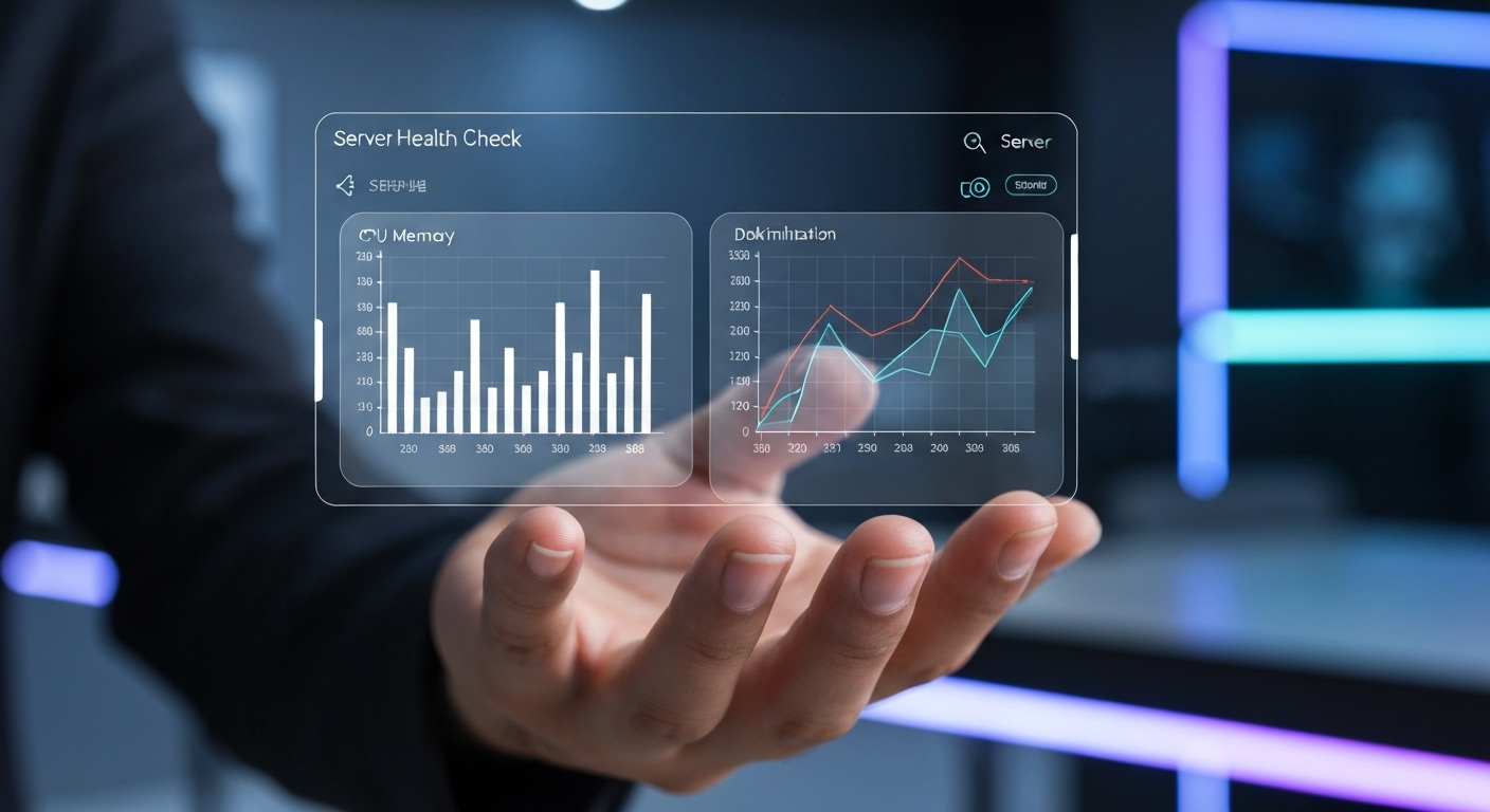 서버 유지보수를 건강검진에 비유한 이미지