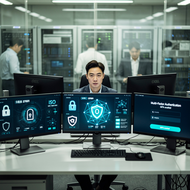 기업용 메신저 보안 및 안정성 관리 모습