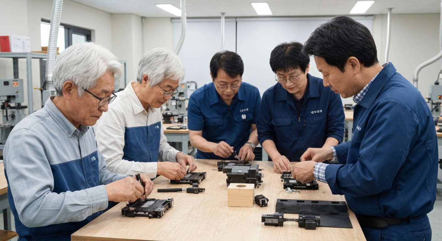 실습 중심 직업훈련에 적극 참여하는 한국 시니어들