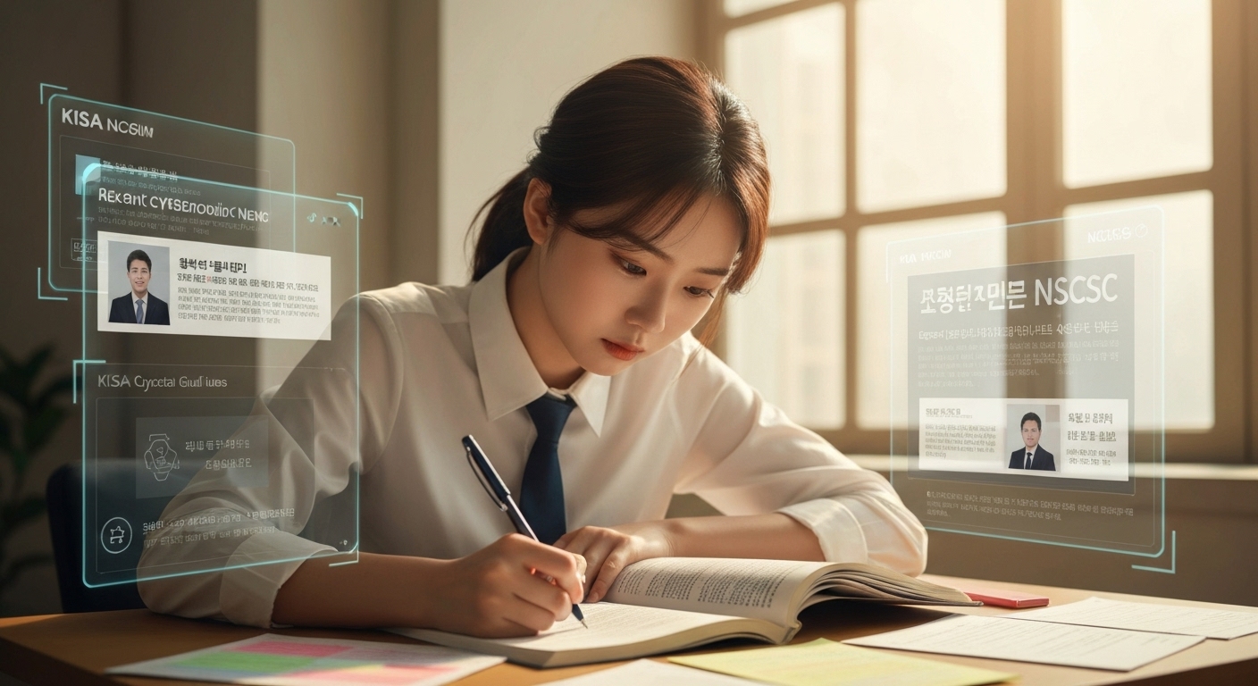정보보안기사 합격을 위한 꾸준한 학습, 최신 정보 반영, 멘탈 및 체력 관리 이미지