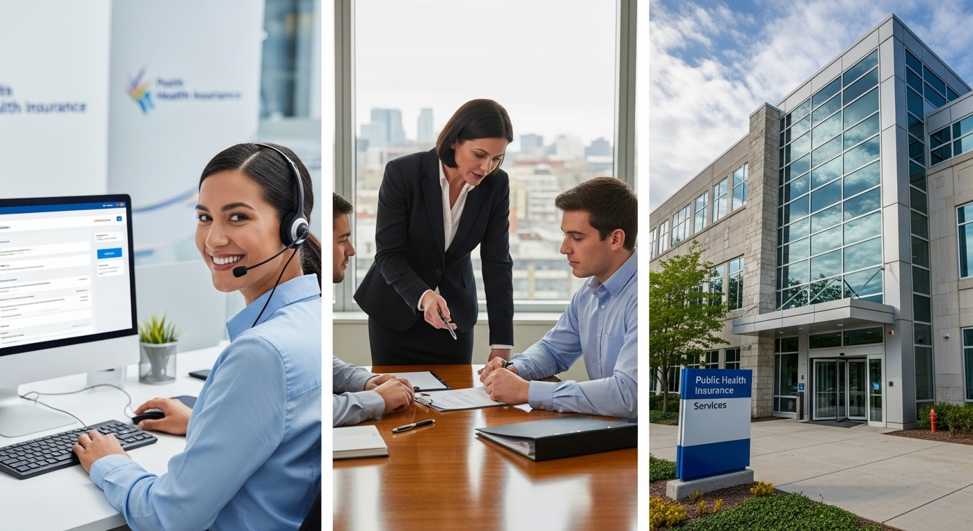 콜센터, 회사 인사팀, 공단 지사 방문 등 다양한 건강검진 조회 방법을 나타내는 이미지