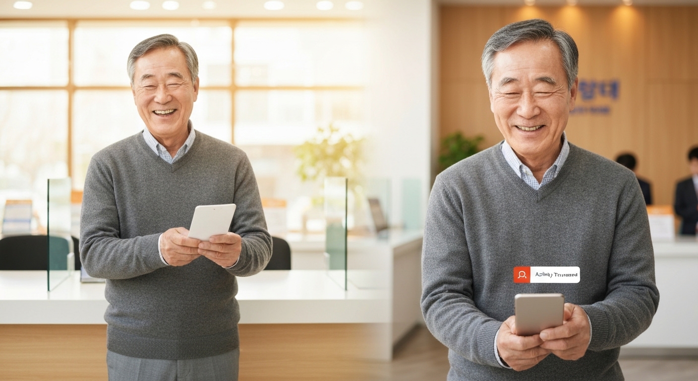 노인일자리 참여로 경제적 혜택을 받는 한국 어르신