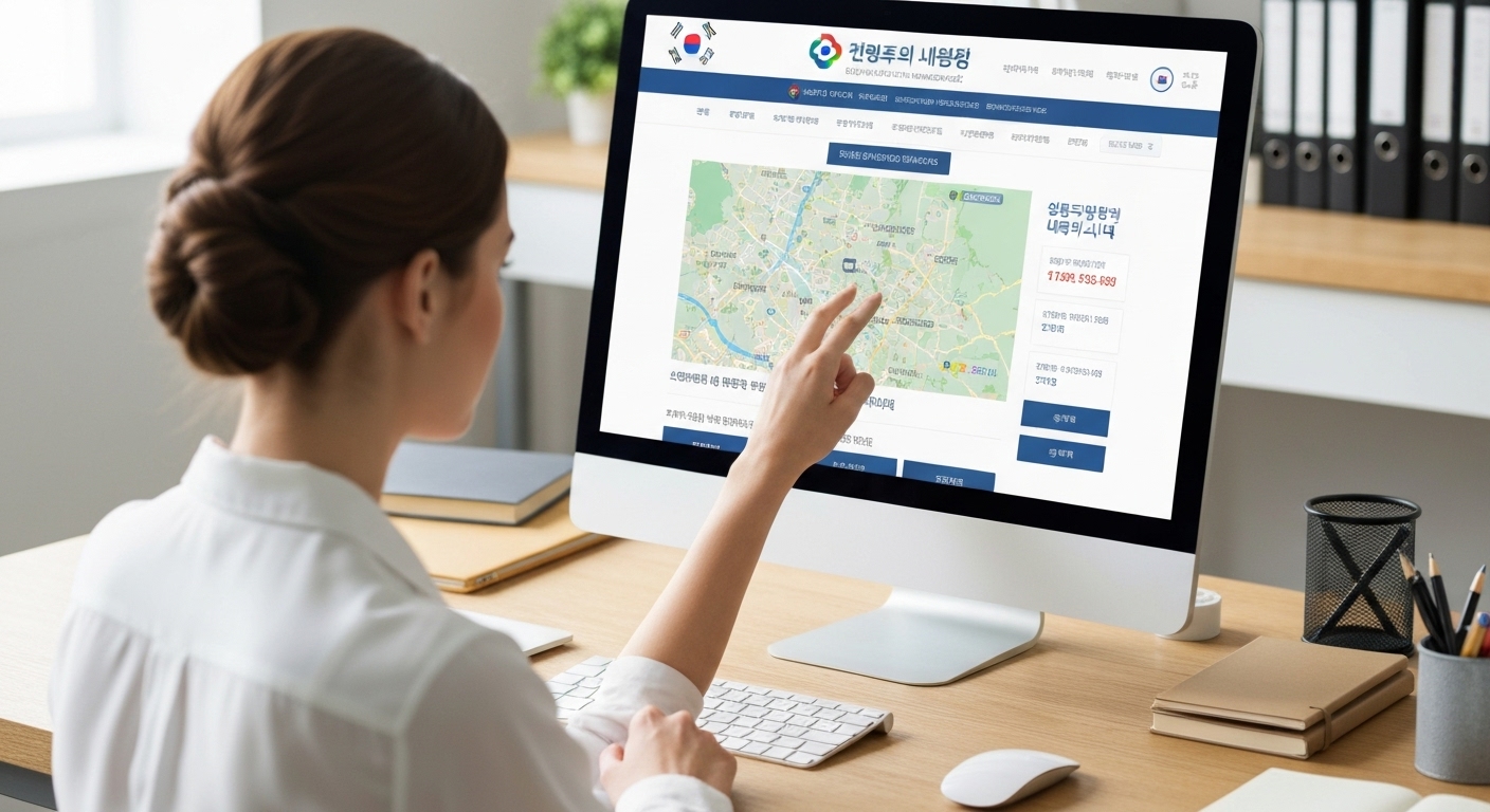 재난보험24 공식 사이트에서 보험 가입 여부를 조회하는 사용자 화면