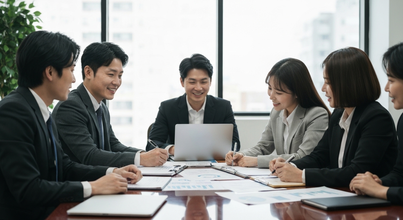 한국 기업에서 고용장려금 활용을 통해 전략적 성장을 도모하는 모습
