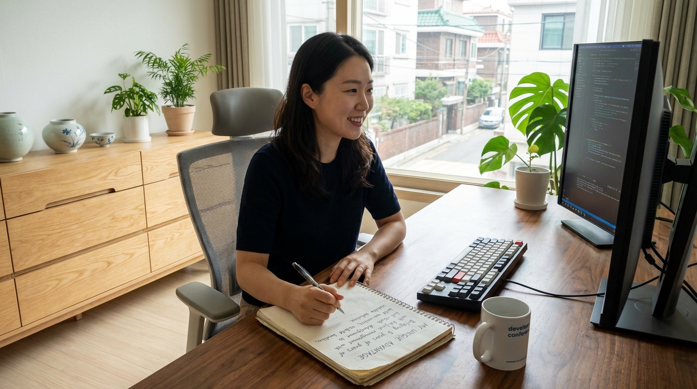 자신만의 무기를 정의하며 글을 쓰는 한국인 개발자