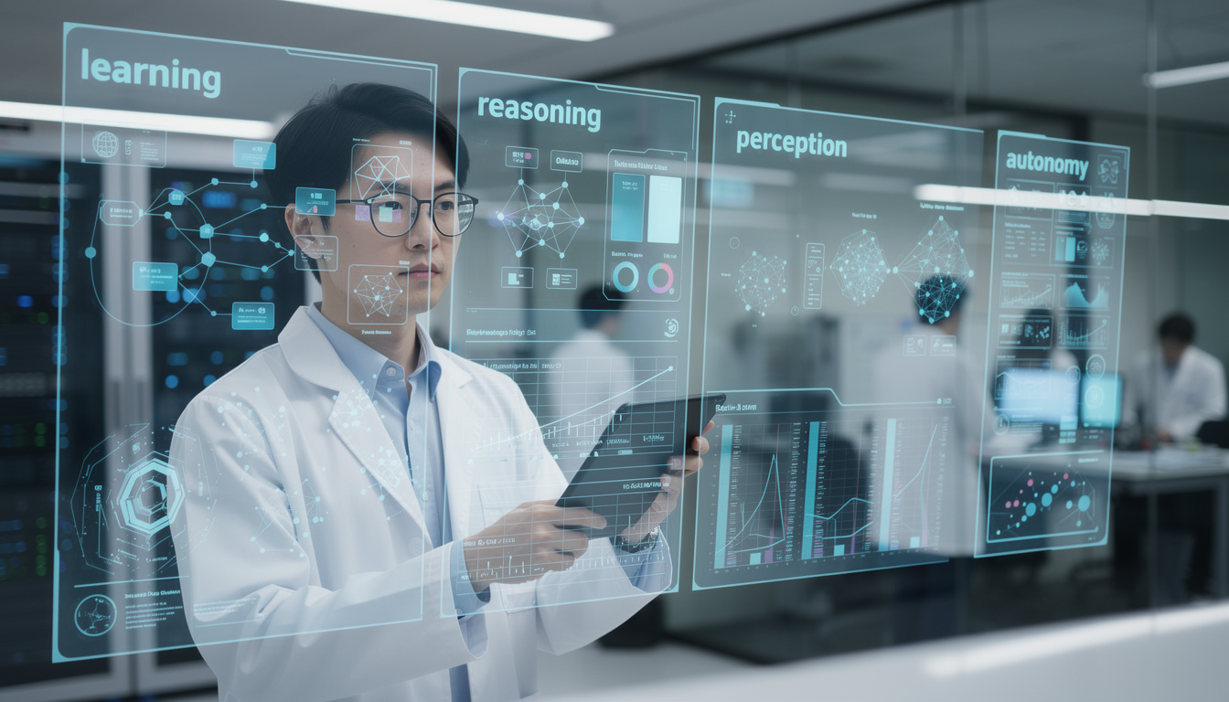 학습, 추론, 인지, 자율성 등 인공지능의 핵심 특징을 데이터 분석하는 한국 연구원