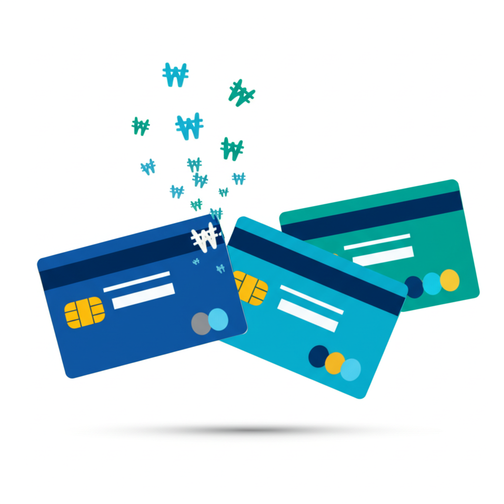 카드포인트 현금 전환 일러스트